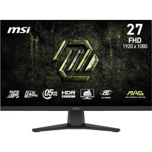 27" Mag 272F X24, Gaming Monitör, Fhd, 16:9, Flat, Rapid Ips, 240Hz, 0.5ms (Min.), Adaptive-Sync