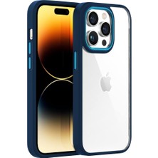 Labs iPhone 14 Pro New Air Bumper Kılıf, Koruyucu Telefon Kılıfı (Mavi)