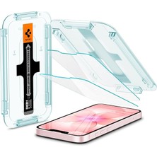 iPhone 17E / 16E / 14 / 13 Pro / 13 ile Uyumlu Kolay Kurulum Cam Ekran Koruyucu Glas.tr Ez Fit Hd (2 Adet) Şeffaf - AGL03385 (Spigen Tr Garantili)