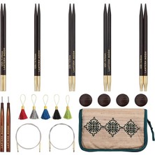 Moon Interchangeable Needle Set 5"-Legacy Sizes 3/3.25MM To 8/5mm -LM350302