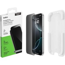 Screenforce Invisiglass iPhone 17 Pro Ekran Koruyuculu Koruyucu Folyo, Çizilmez, Konumlandırma Kılıflı Ekran Koruyucu Folyo, Kabarcıksız Takma, Cam Koruması, 9h Sertlik, Geri Dönüştürülmüş Cam