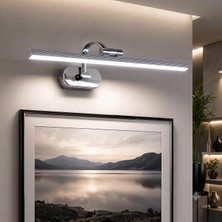 CT-5212 Krom Kasa 7W Led'li Kuğu Aplik, Günışığı Modern Dekoratif Duvar Lambası