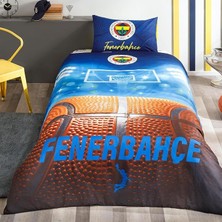 Lisanslı Fenerbahçe Basketbol Nevresim Takımı Çok Renkli Tek Kişilik