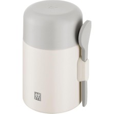 Thermo Plus Termos Yemek Kavanozu, 600 Ml, Paslanmaz Çelik (Bej)