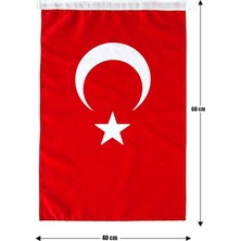 Sanat Türk Bayrağı 40X60 Alpaka Kumaş
