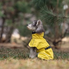 Pati Nuva Su Geçirmez Pelerin Köpek Yağmurluğu Sarı Xl