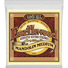 Ball P02065 Earthwood Mandolin Orta Döngü Sonu 80/20 Bronz Akustik Gitar Telleri, Ölçer 10-36