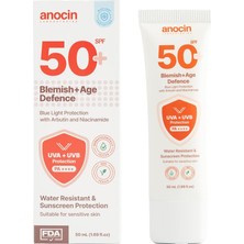 Blemish Leke Karşıtı ve Cilt Tonu Eşitleyici Güneş Koruyucu Krem Spf 50 Yaşlılık Karşıtı 50 ml