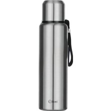 Çift Kat Paslanmaz Çelik Bardaklı 750 ml Termos, KT-8690