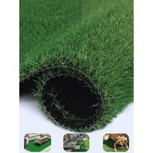 Dekoratif Suni Çim Halı 20 mm Gerçek Çim Görünümlü Balkon Teras Bahçe Için Yapay Çimen Kaymaz Taban Yapay Çim Ölçü Seçenekli (200 x 700)