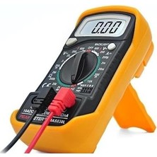 XL830L Dijital Multimetre Ölçü Aleti Volt Amper Ölçer Pil Kablo