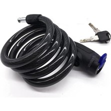 Uzun+Kaliteli Çelik Halat Kilit 200CM Motor Bisiklet Kilidi Koruma Sistemi 22MM Sağlam En Güvenli
