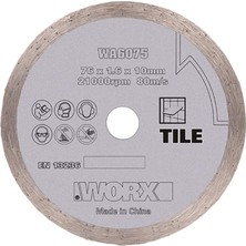 WA6075 WX801 Için 76X10MM Fayans, Seramik, Mermer Elmas Kesme Diski