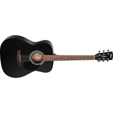 AF510 Black Satin Akustik Gitar
