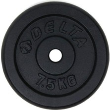 Unisex Dura-Strong Döküm Plaka Çi̇ftli̇ 7, 5 kg 7, 5 kg x 2 Adet Plaka, Siyah, Tek Beden