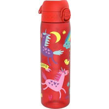 - Ince Suluk - Kırmızı Unicorn - 500 ml - Sızdırmaz - Bpa Içermeyen