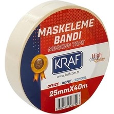 Maskeleme Bandı, 25MM x 40M, Beyaz