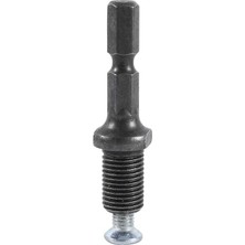 Altıgen Şaft - Elektrikli Darbeli Matkap Mandren Altıgen Şaft Adaptörü, Vida 3/8"-24UNF
