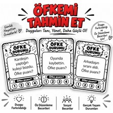 Yılmazcan Aile Danışmanlık Öfkemi Tahmin Et Oyunu | Çocuklar Için Öfke Kontrolü, Duygu Farkındalığı ve Empati Kart Oyunu