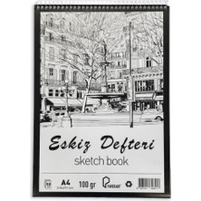 Paperart Eskiz Defteri, A4 210X297 Mm, 100 Gr, 50 Yaprak, Kağıt Malzeme
