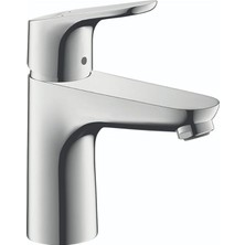 Focus Modern Yükseltme Kolay Temizlik 1 Saplı 1 7" Uzun Banyo Lavabo Bataryası Krom, 04371000