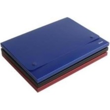 Çıtçıtlı Dosya Kutu Mat Açık Mavi W 4411