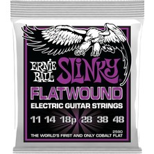 Ball Power Slinky Flatwound Elektro Gitar Telleri 11-48 Ayar (P02590)