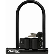 Lock 8320D Anahtarlı U-Kilit, 7-1/4" x 8", Siyah