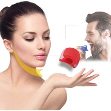 Yüksek Kalite Orta Seviye Jawline Balls Çene Egzersiz Topu Sağlıklı Besin Sınıfı Silikon, Tek Ebat, AA99583E2, Kırmızı
