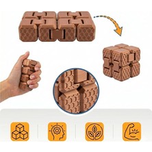 Cube Stres Küpü - ( Bronz ) - 6 Fonksiyonlu Odaklanma ve Zihin Egzersizi