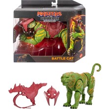 Yapımı Filmden Uyarlanmış Masters Of The Universe Chronicles 1:12 Ölçekli Battle Cat Aksiyon Figürü, Cam Gözler ve Eklemli Çene, Eyerli ve Zırhlı Kaplan, JKJ32