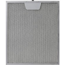 Filtre Davlumbaz Filtresi 25X30 cm | Üstte Tek Altta Çift Tırnak. (Alüminyum)