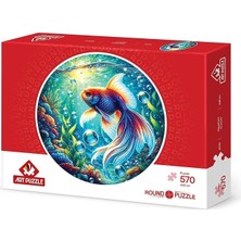 Puzzle Akvaryum 570 Parça Round Puzzle