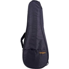 Case 03 Serisi Soprano Siyah Ukulele Taşıma Çantası