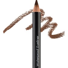 Suya Dayanıklı Mat Göz Kalemi (Kahve) - Waterproof Eyeliner - 105 Warm Brown - 8690604109050