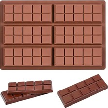 Çikolata Kalıbı, 6 Hücreli 10 Bölmeli, Derin Çikolata Kalıbı Kolay Çıkarma, Yapışmaz Gıda Silikonu, Çikolata Bar Kalıbı, Trüf, Cupcake Süsleri, Yenilebilir Ürünler Için