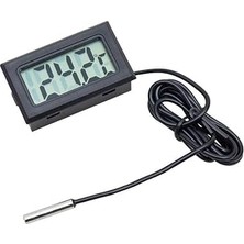 4522 Dijital Termometre Pilli -50 +110 Derece Arası LCD Ekranlı Problu Kullanım Tipi Su Geçirmez