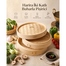 Harira Iki Katlı Buharla Pişirici 30 cm B2888