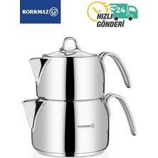 Perla Midi Çaydanlık Takımı Paslanmaz Çelik 1.4 Litre