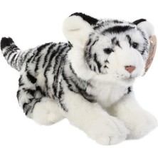 Of The World Floppy Kaplan Peluş Oyuncak, Beyaz, 30CM