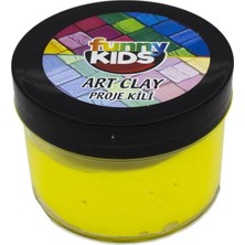 Kids Funny Kids Art Clay Proje Kili Sarı 554