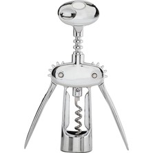 Home Metal Tirbuşon Şarap Açıcı – 304 Paslanmaz Çelik Mantar Kapak Açacağı, Dayanıklı ve Ergonomik Şarap Açma Aparatı