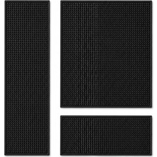 Silikon Bar Matı Seti | 60X15 + 45X30 + 30X15 cm Kaydırmaz Mat