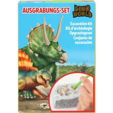 5556 Dinoskeleton Alçı Bloklu Dino Dünya Kazı Kiti Karışık