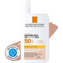 Roche Posay Anthelios Uvmune 400 Fluid Tinted SPF50+ Güneş Kremi Renkli 50 ml