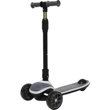 Wheels Lumıx Yanları Işıklı Katlanabilir Çocuk Scooter Gri Lumix