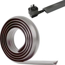Esnek Kablo Kanalı Zemin Tipi, Gri, 2 Metre, GT-KK07