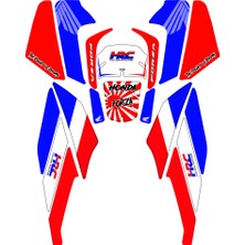Grippatch Honda Forza 250 (2025) ile Uyumlu 18 Parça Renkli Tank Pad Seti GC20-R6
