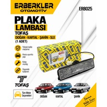 ERBERKLER Plaka Lambası Doğan Şahin Kartal Slx (1 Adet)