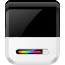 Design U1 200 Dpı Mini Taşınabilir Mürekkepsiz Termal Etiket Yazıcısı (Beyaz)